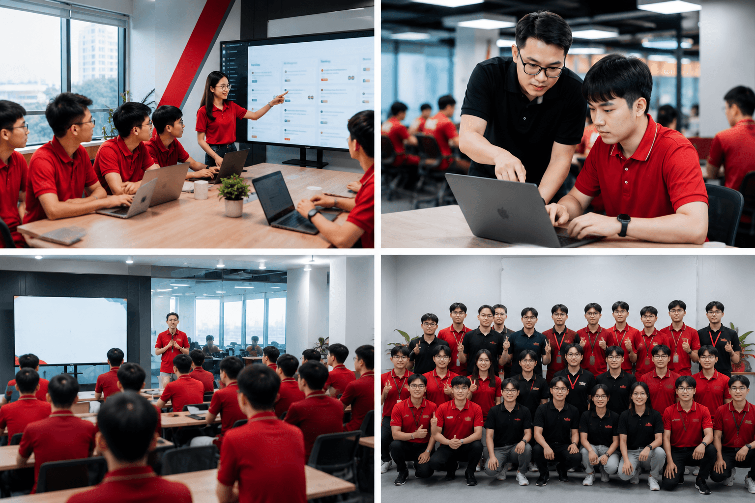 Học sinh trong phòng lab thực hành
