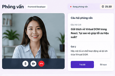 AI phỏng vấn IT